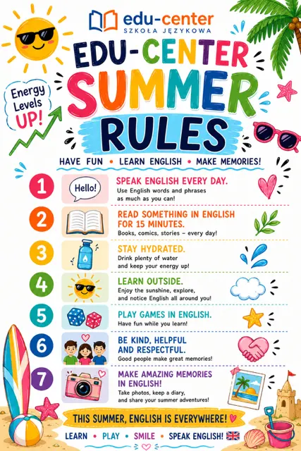 Edu Center Summer Rules