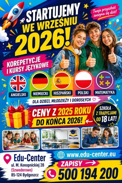 Startujemy we wrześniu 2026!